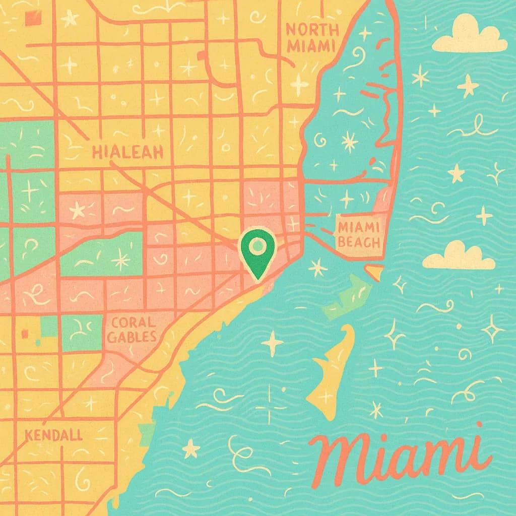 Miami map