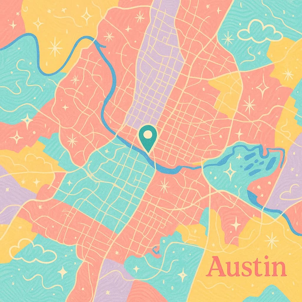 Austin map