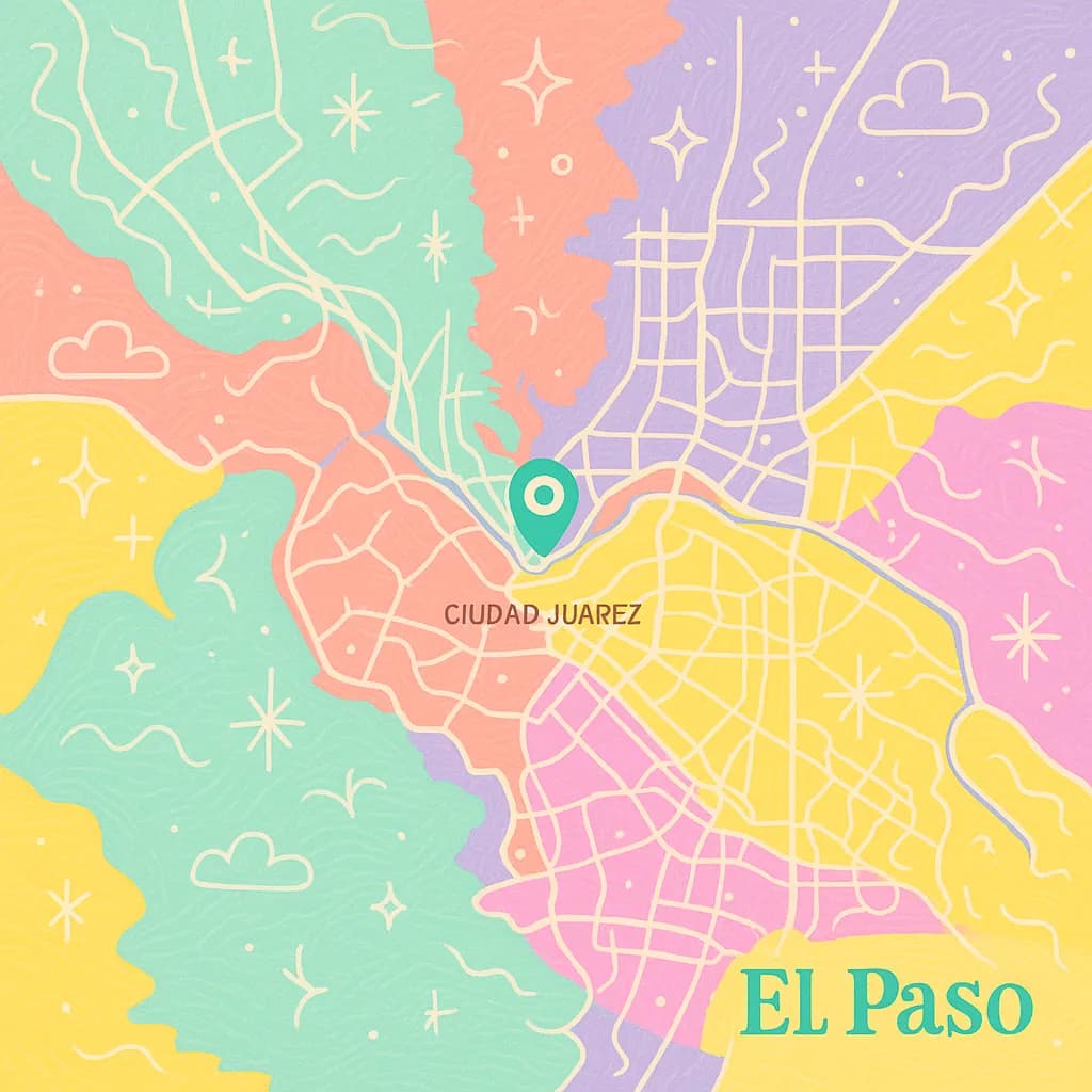 El Paso map