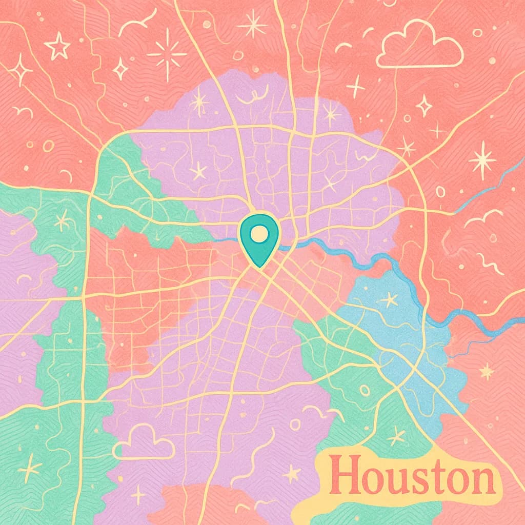 Houston map