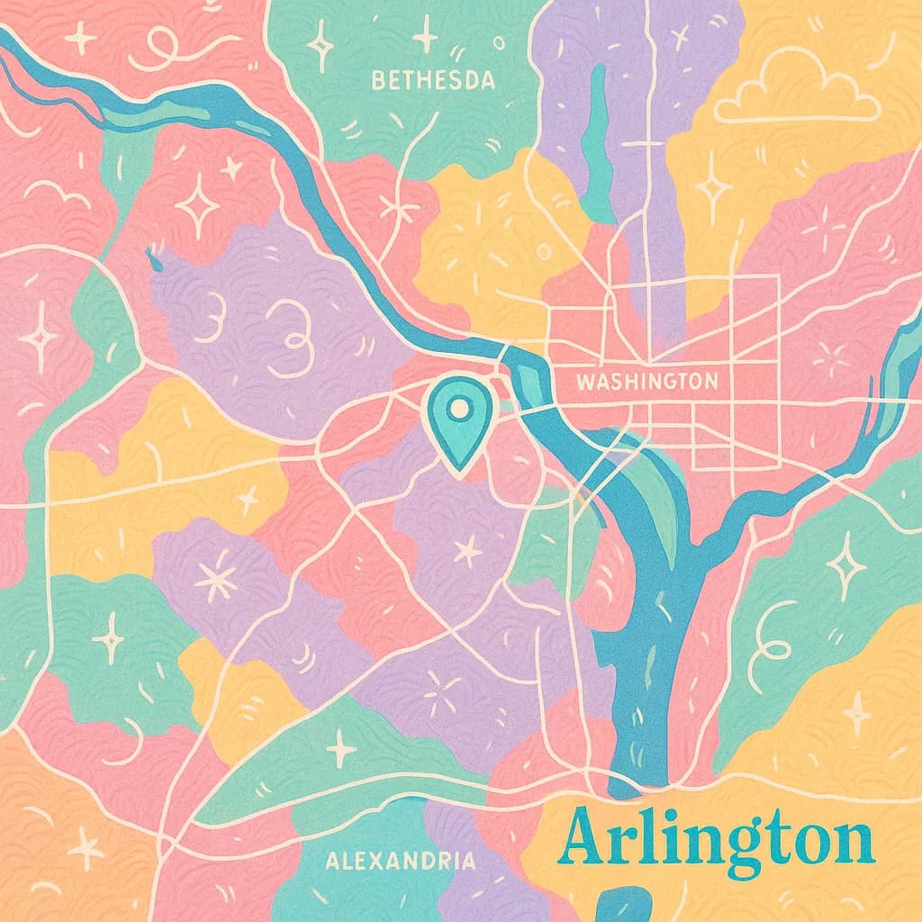 Arlington map