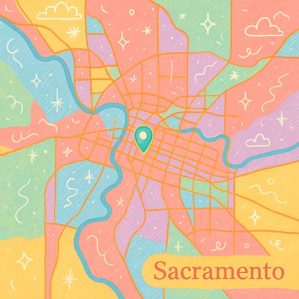 Sacramento map