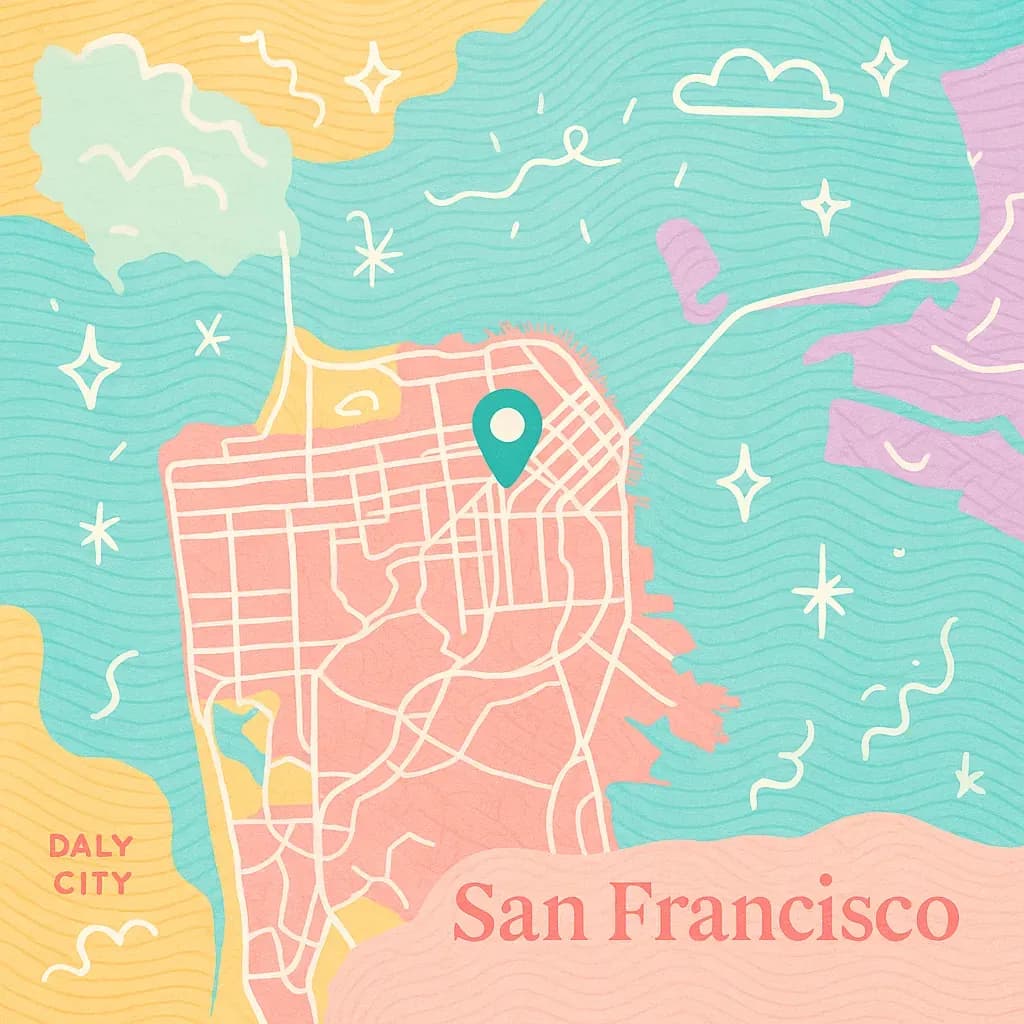 San Francisco map