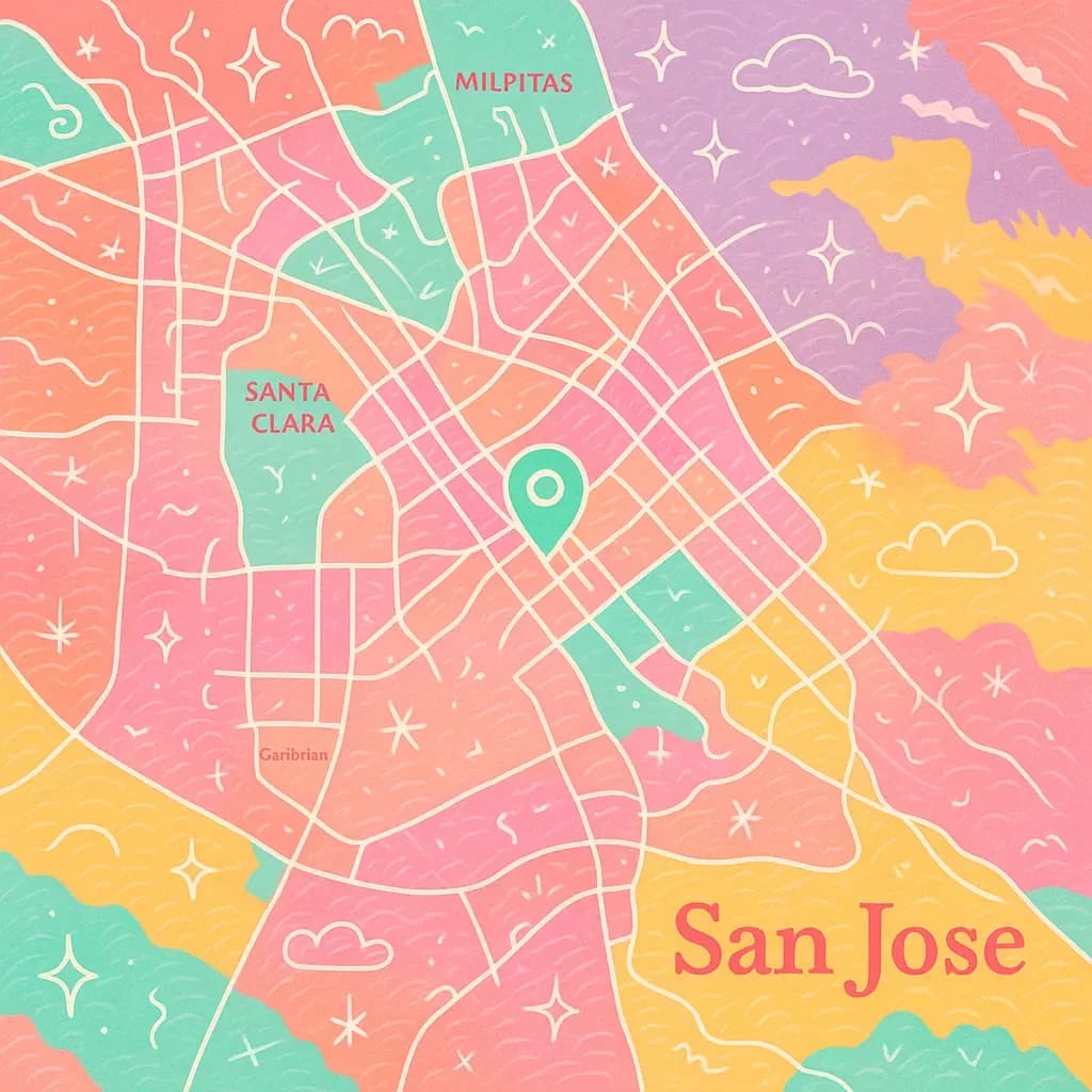 San Jose map
