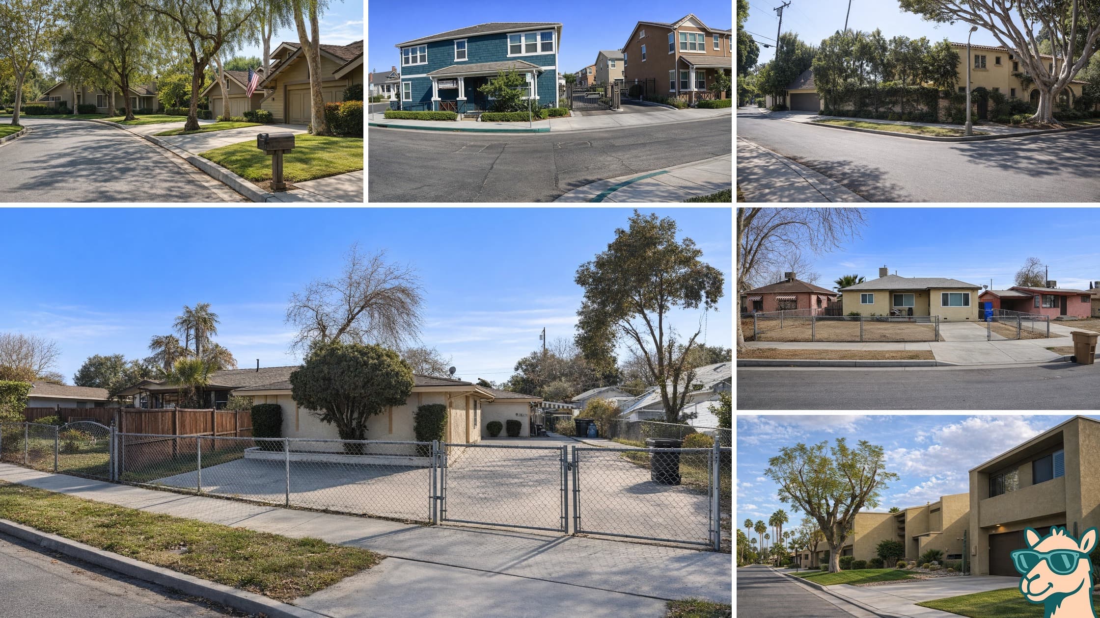 Homes across California