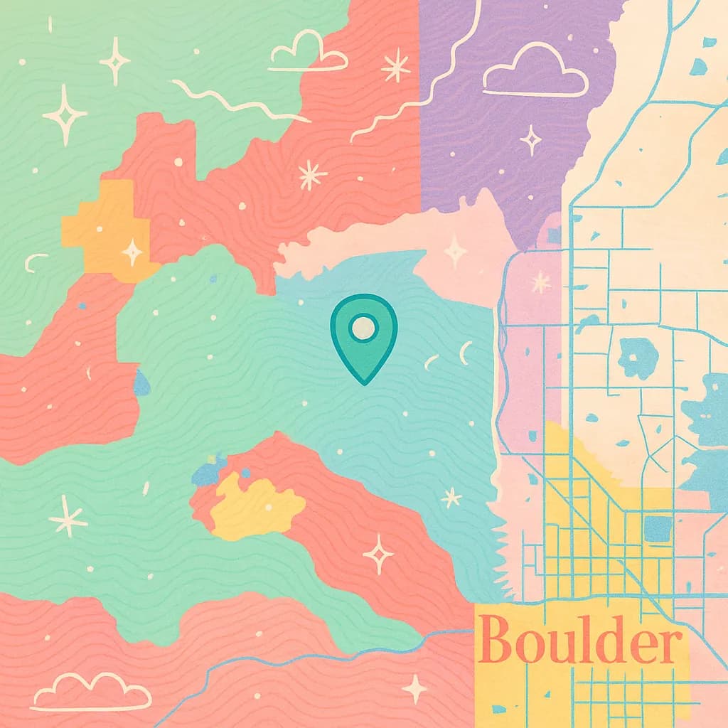 Boulder map