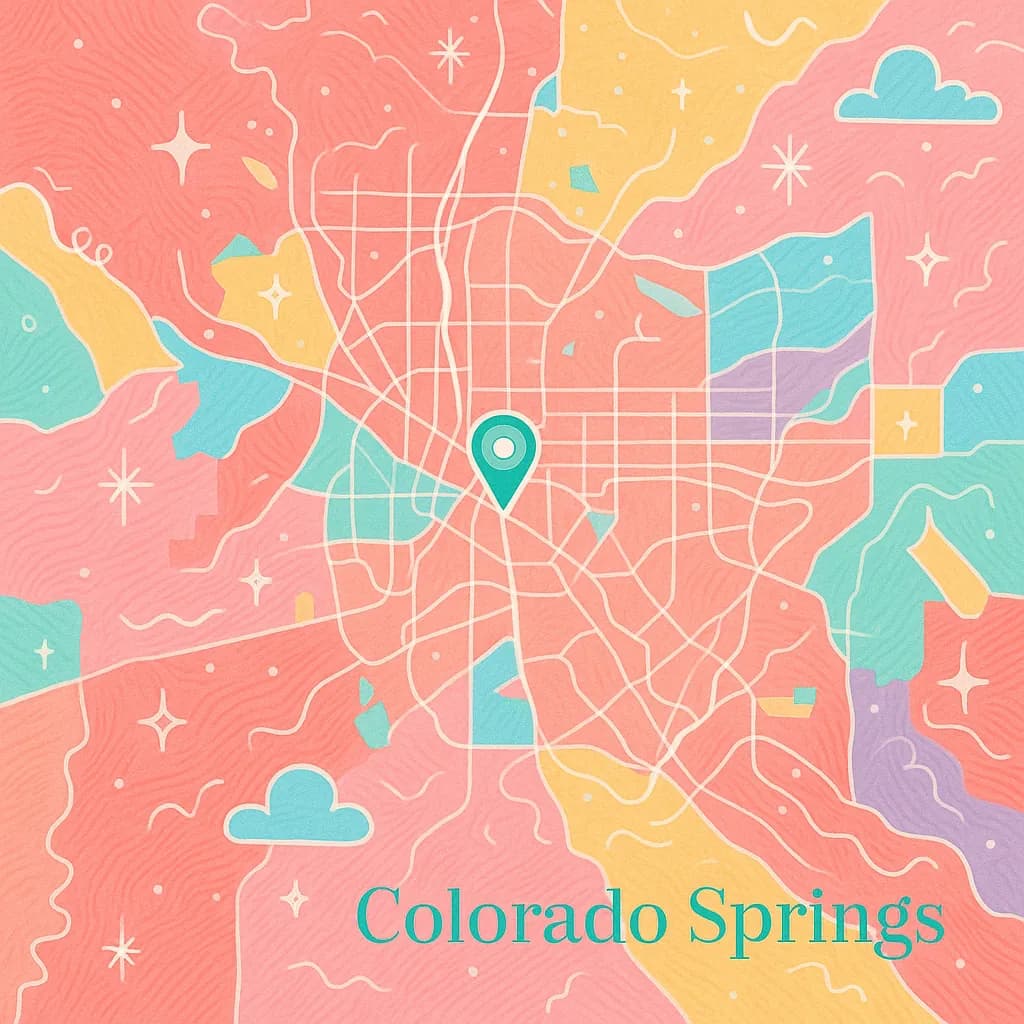 Colorado Springs map