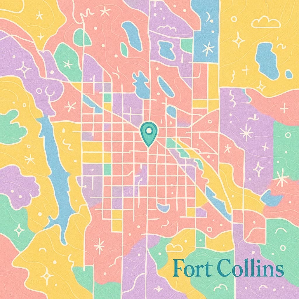 Fort Collins map