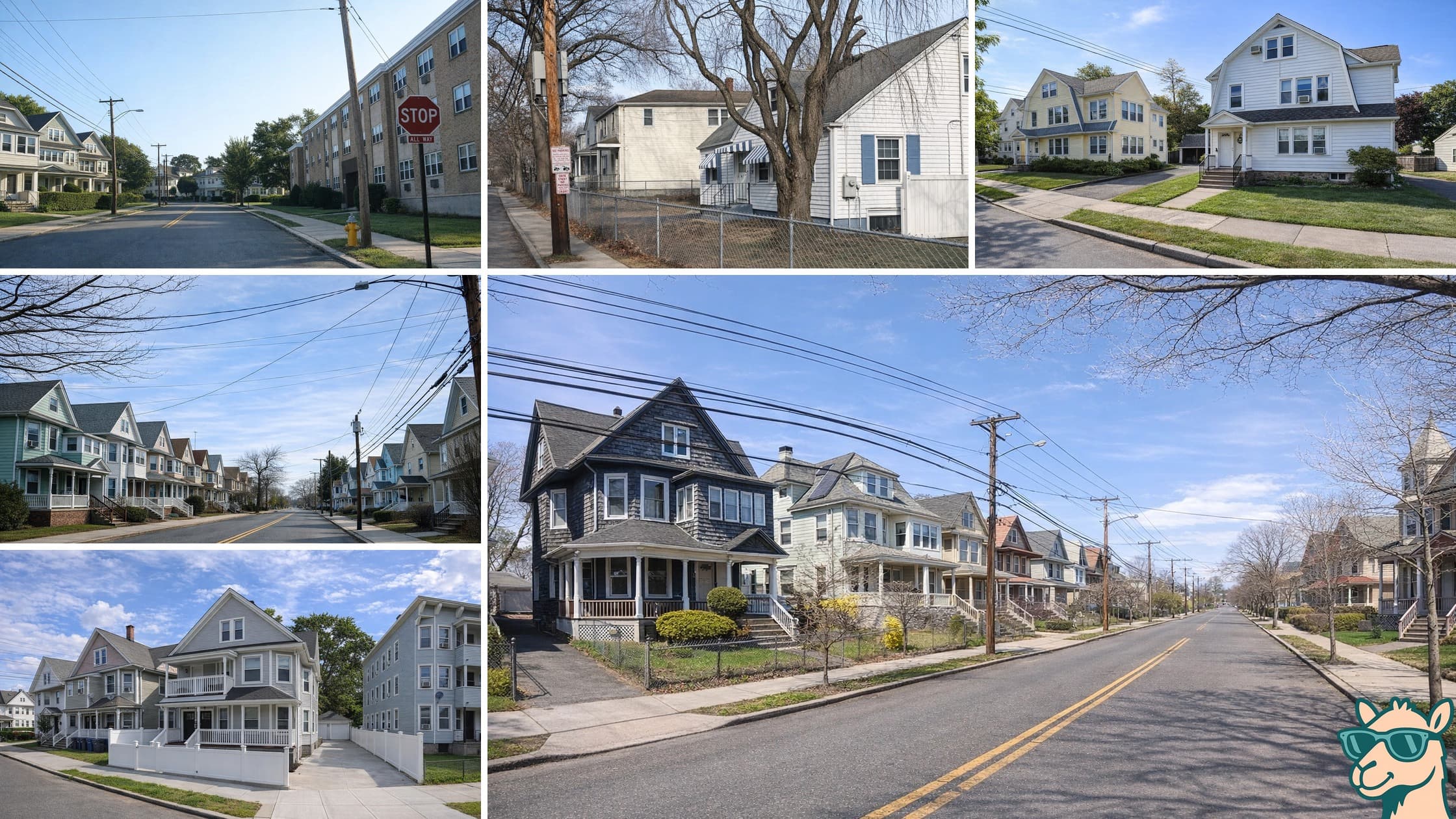 Residential neighborhood shots across Bridgeport