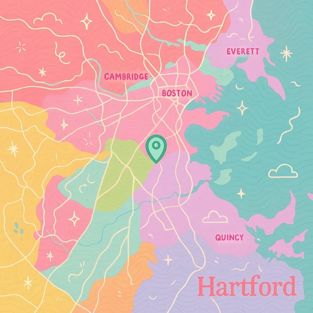 Hartford map