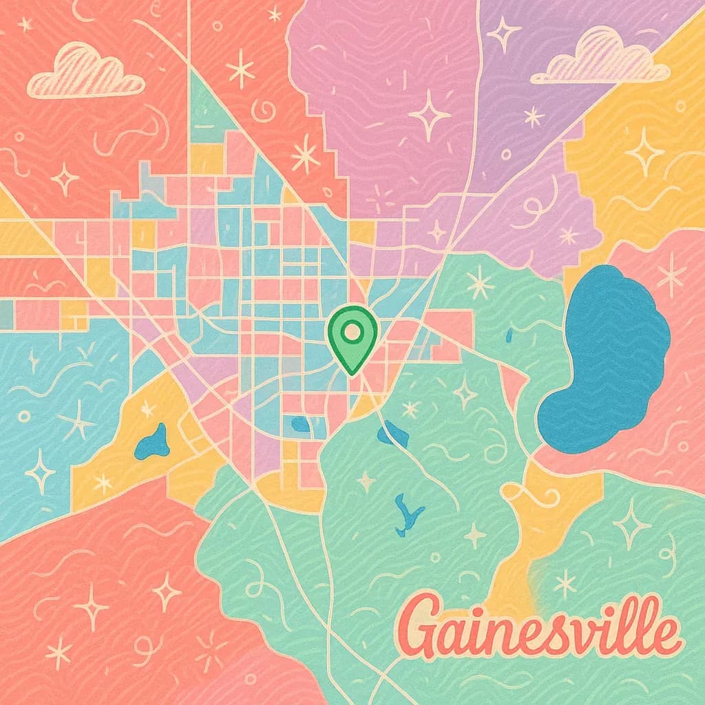 Gainesville map