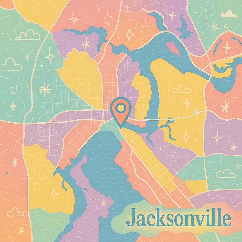 Jacksonville map