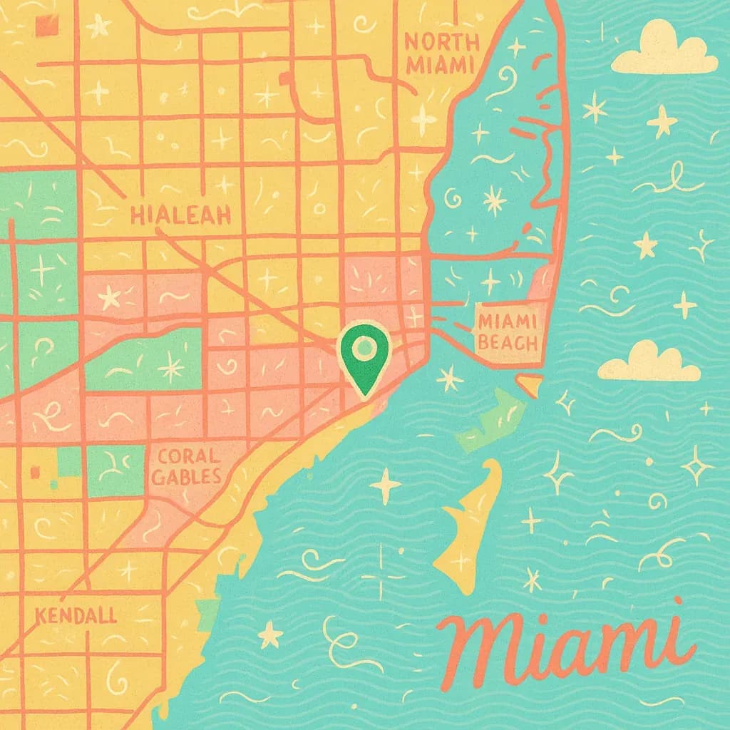 Miami map