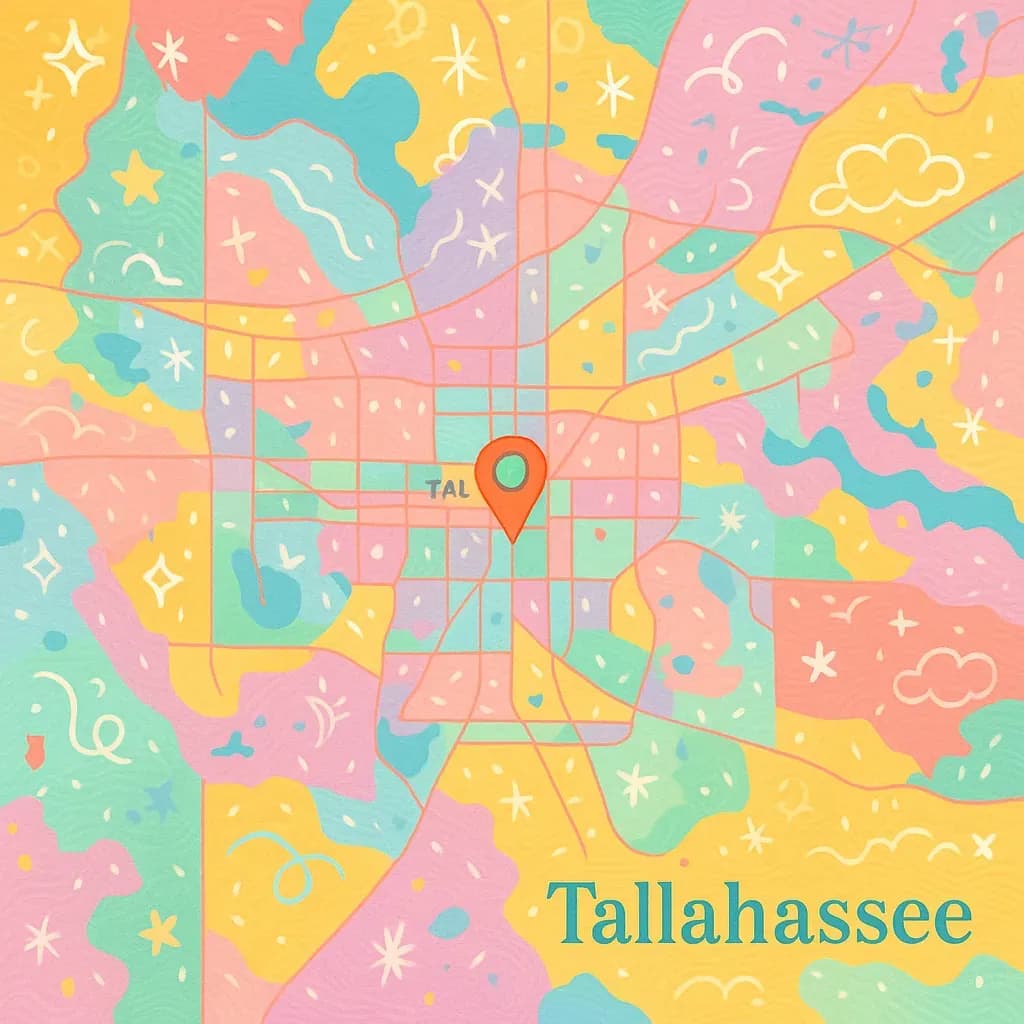 Tallahassee map