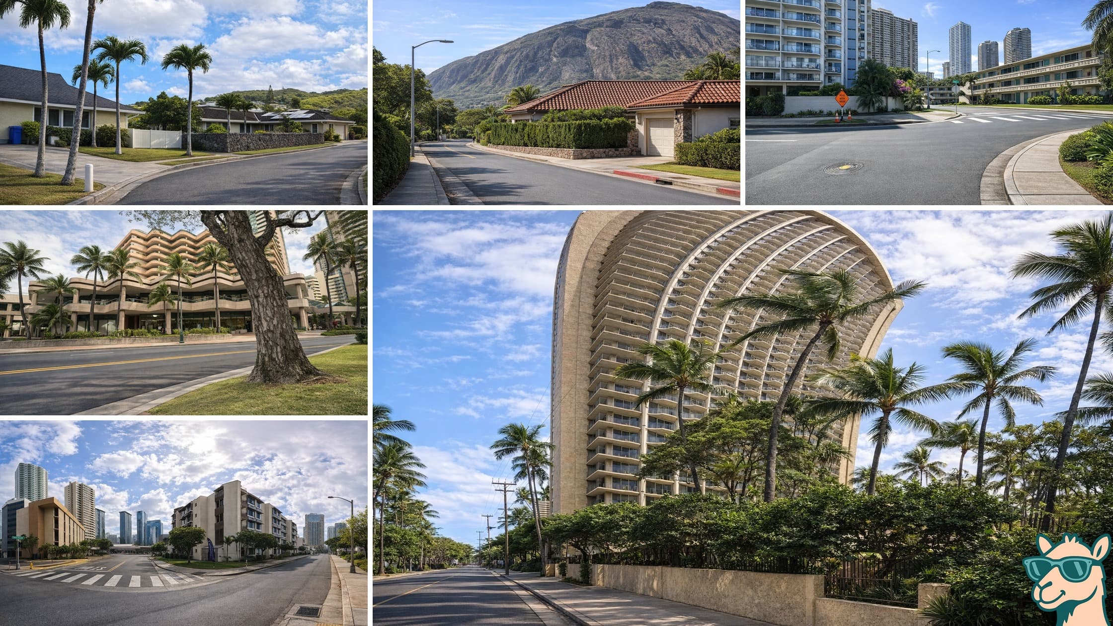 Residential neighborhood shots across Honolulu
