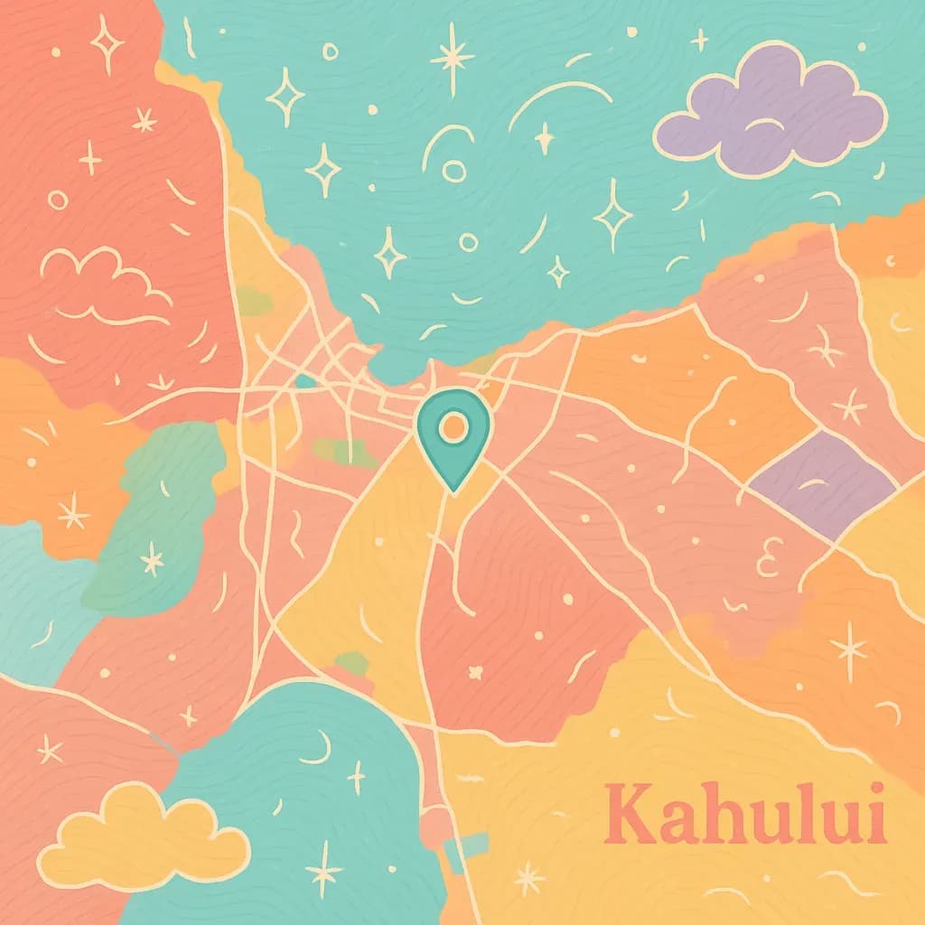 Kahului map
