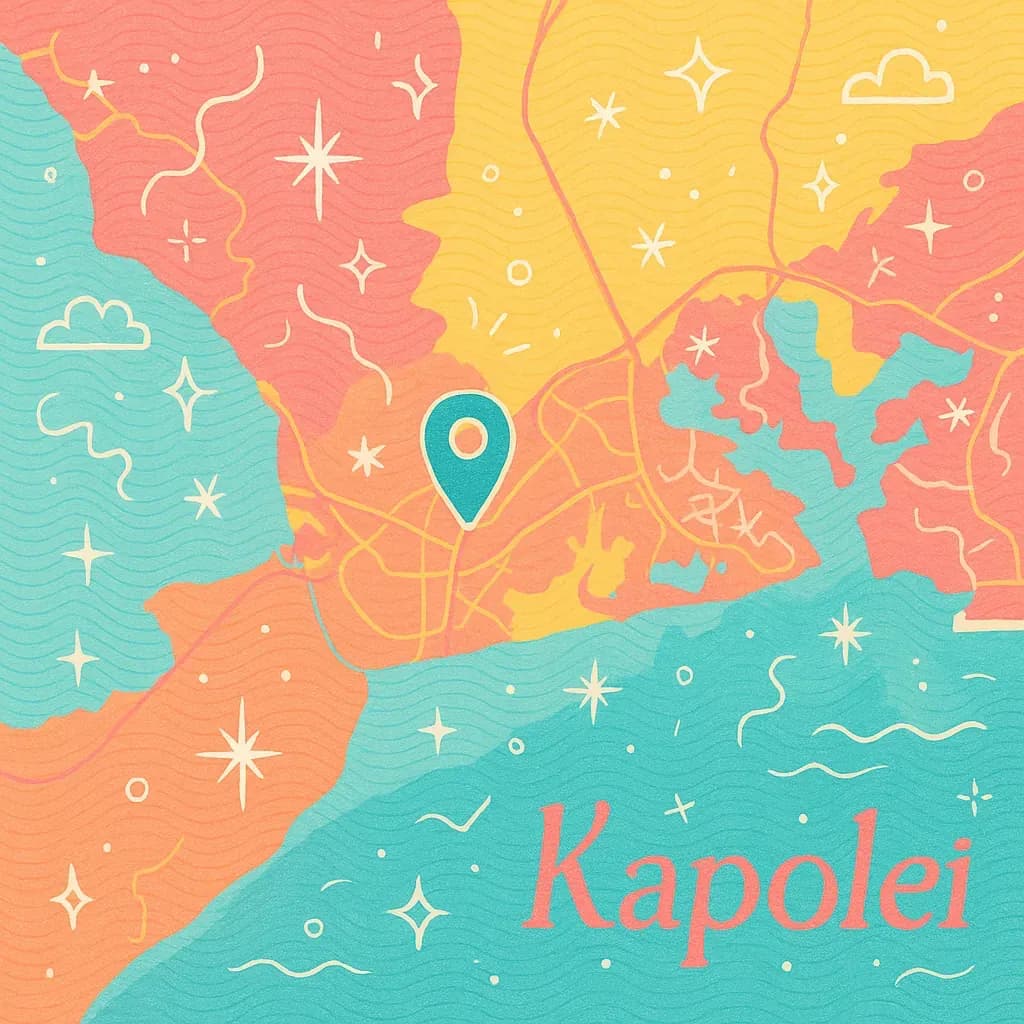 Kapolei map
