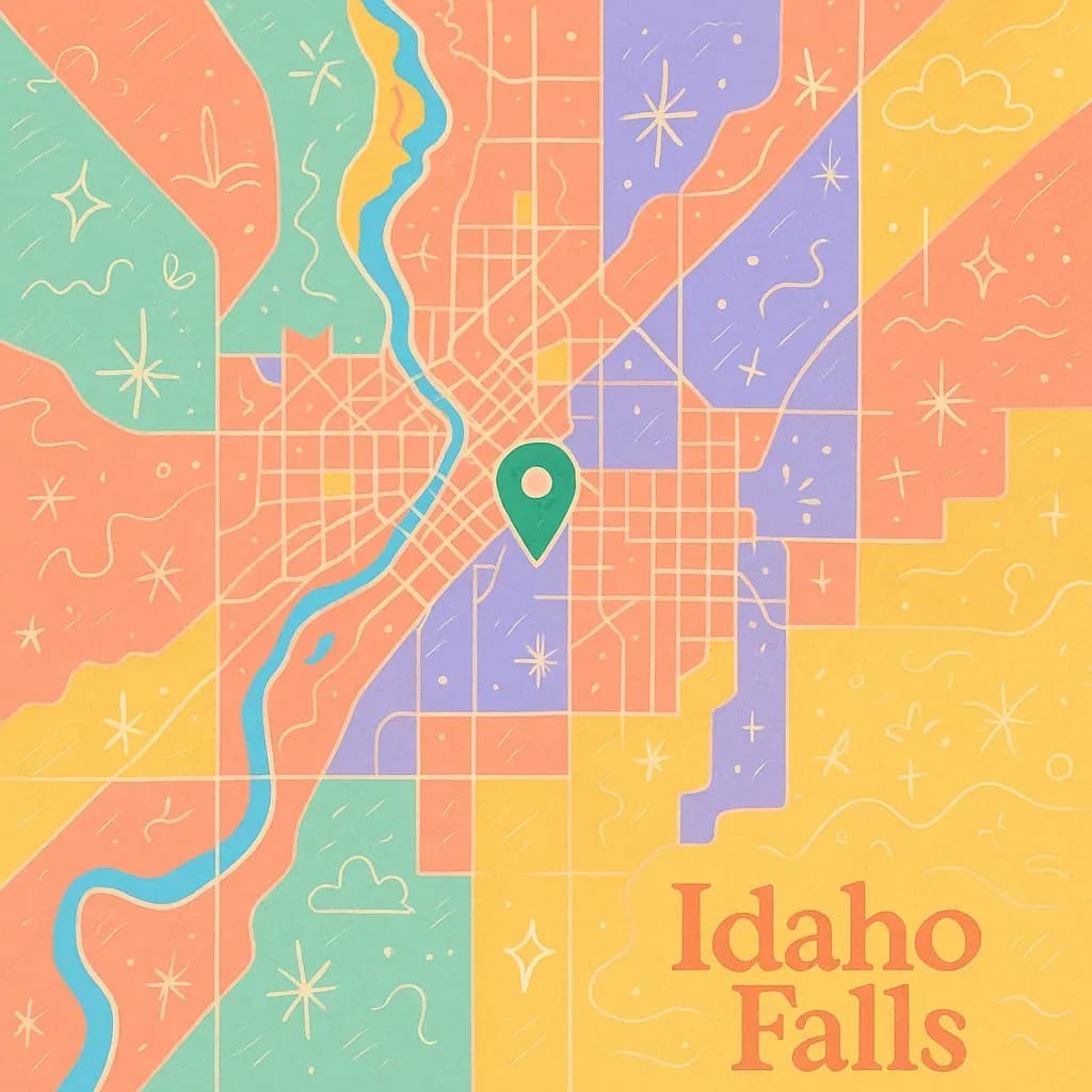 Idaho Falls map