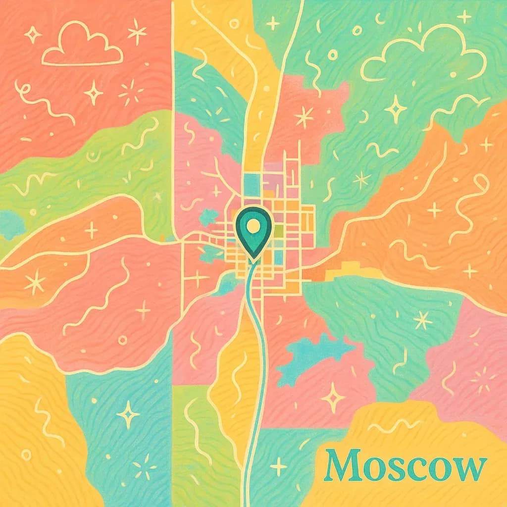 Moscow map