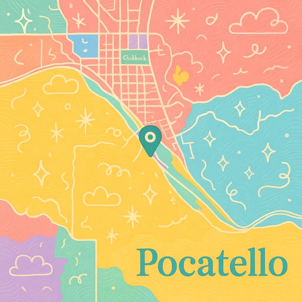 Pocatello map