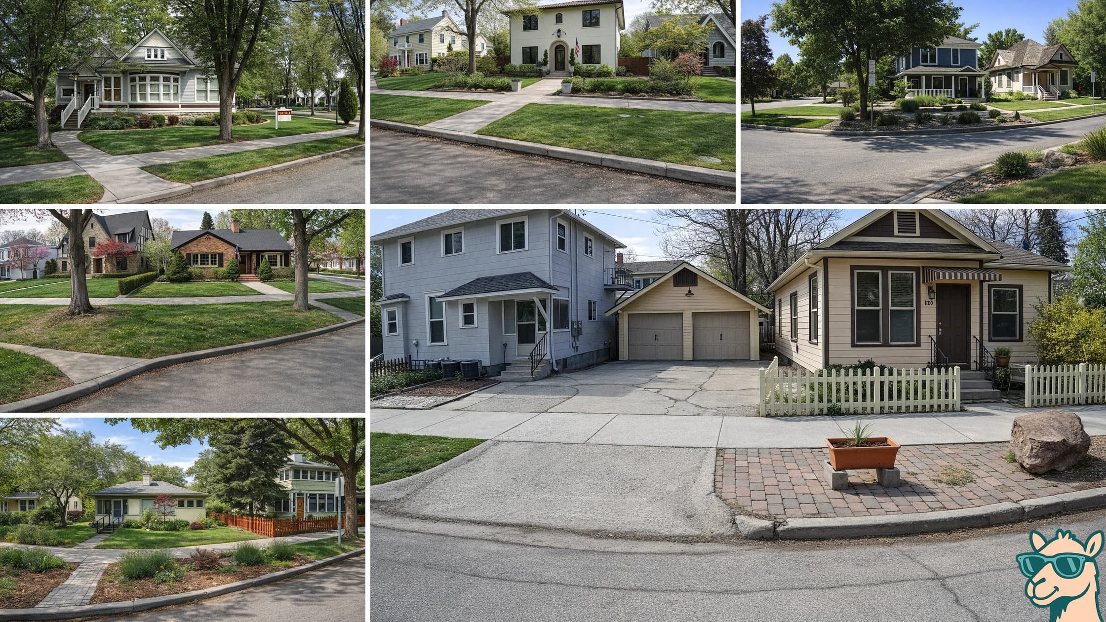 Residential neighborhood shots across Boise