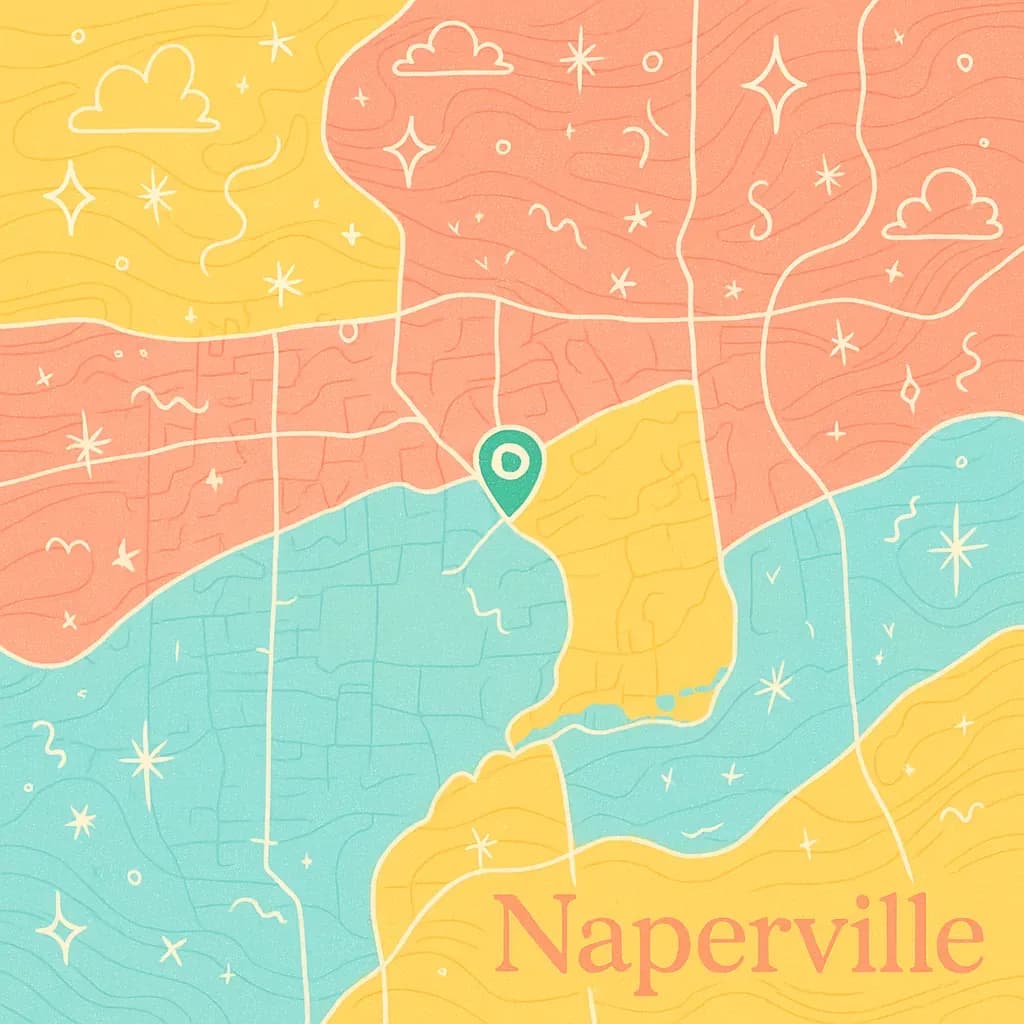 Naperville map