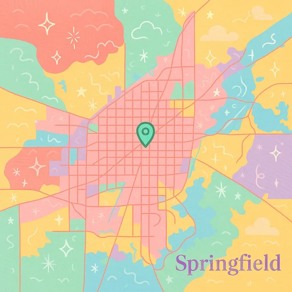 Springfield map