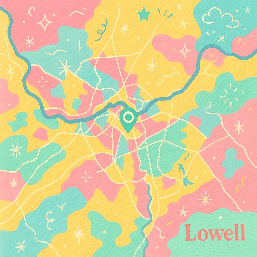 Lowell map