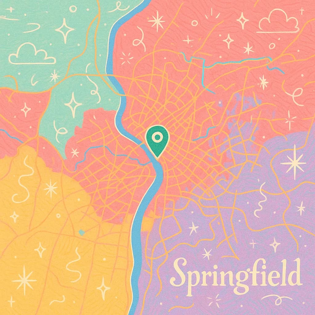 Springfield map