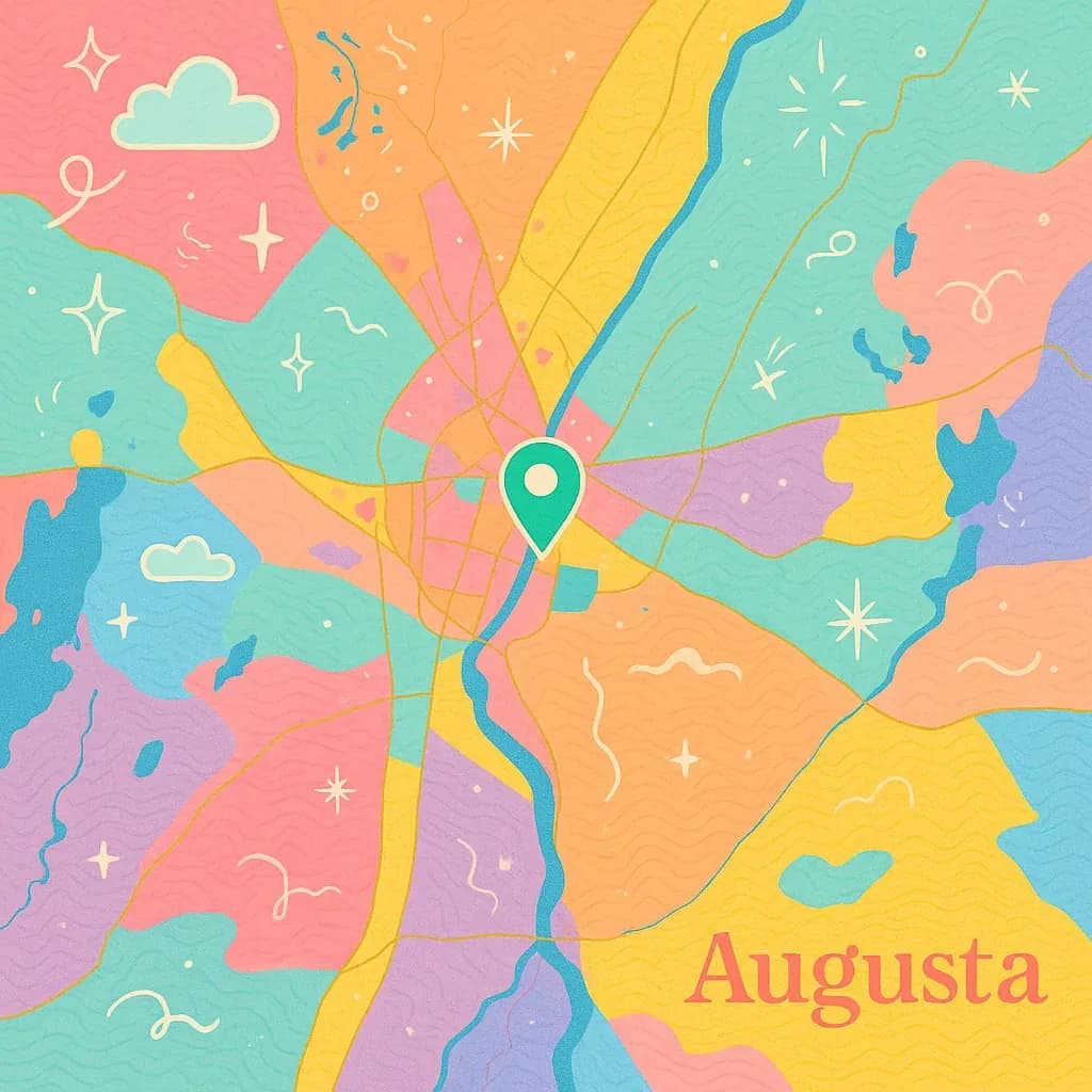 Augusta map