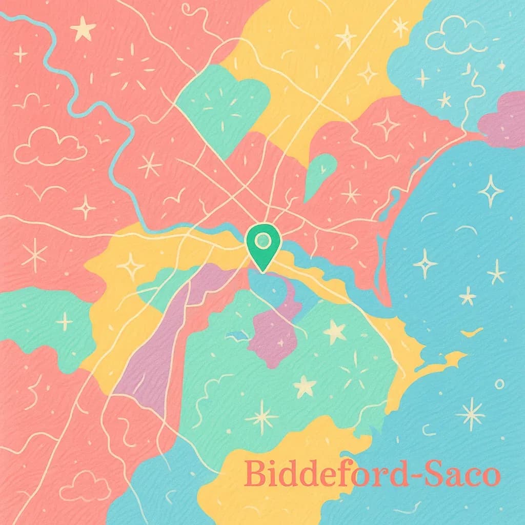 Biddeford-Saco map