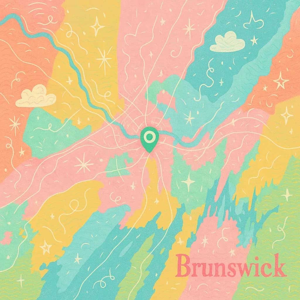 Brunswick map