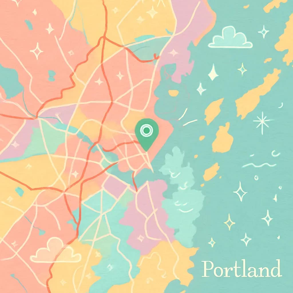 Portland map