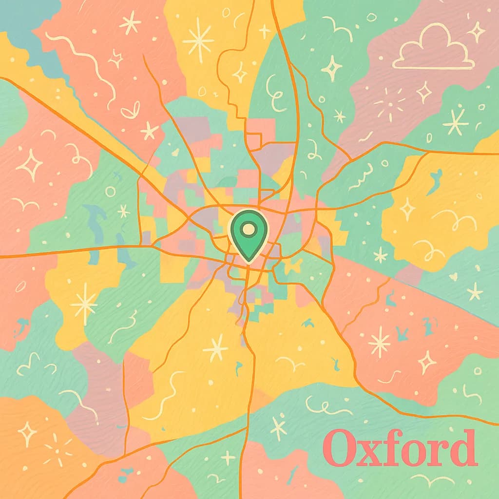 Oxford map