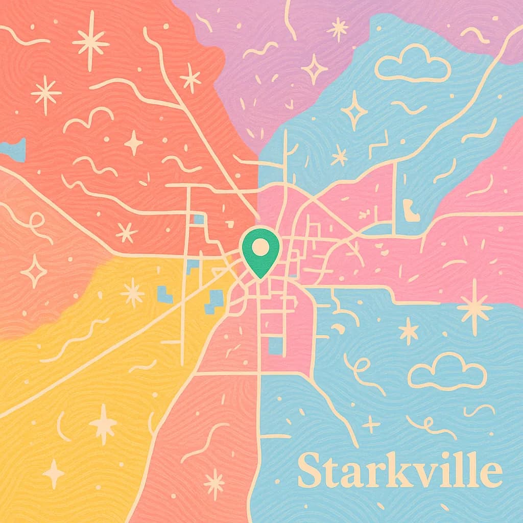 Starkville map
