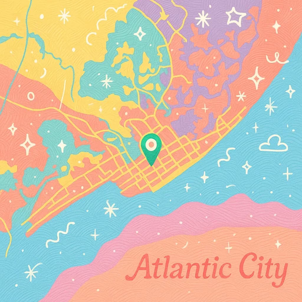 Atlantic City map