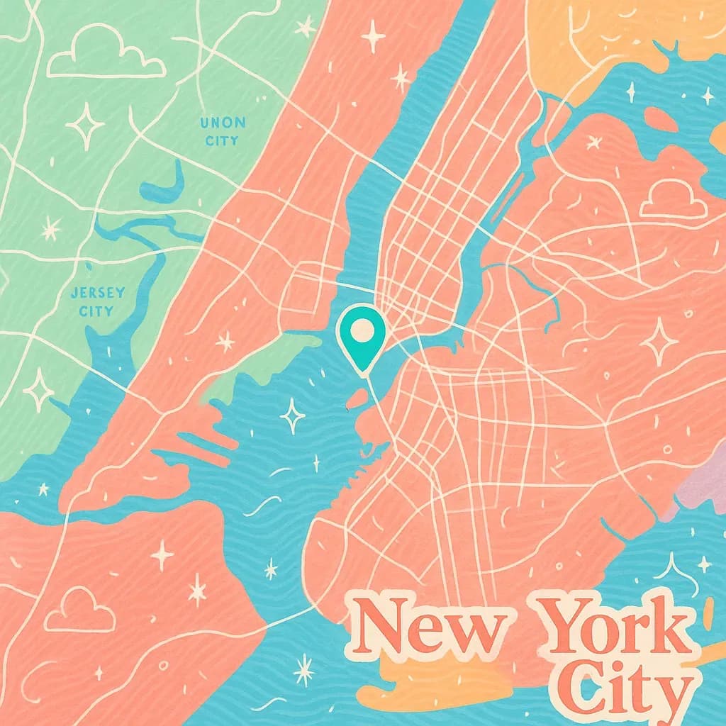 New York City map