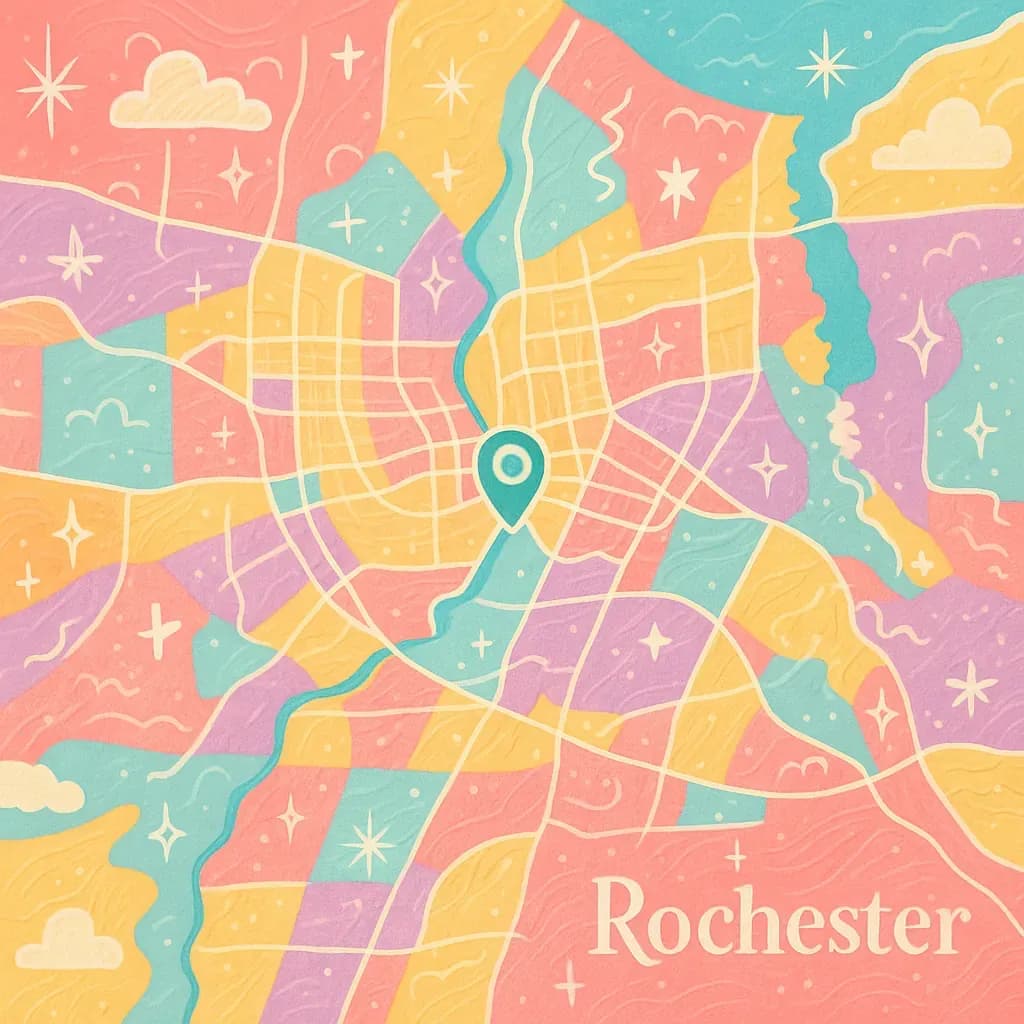 Rochester map