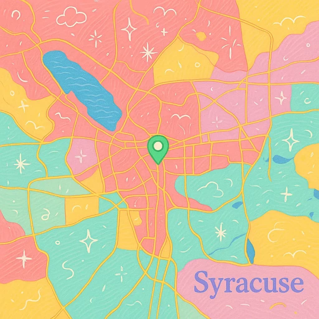 Syracuse map