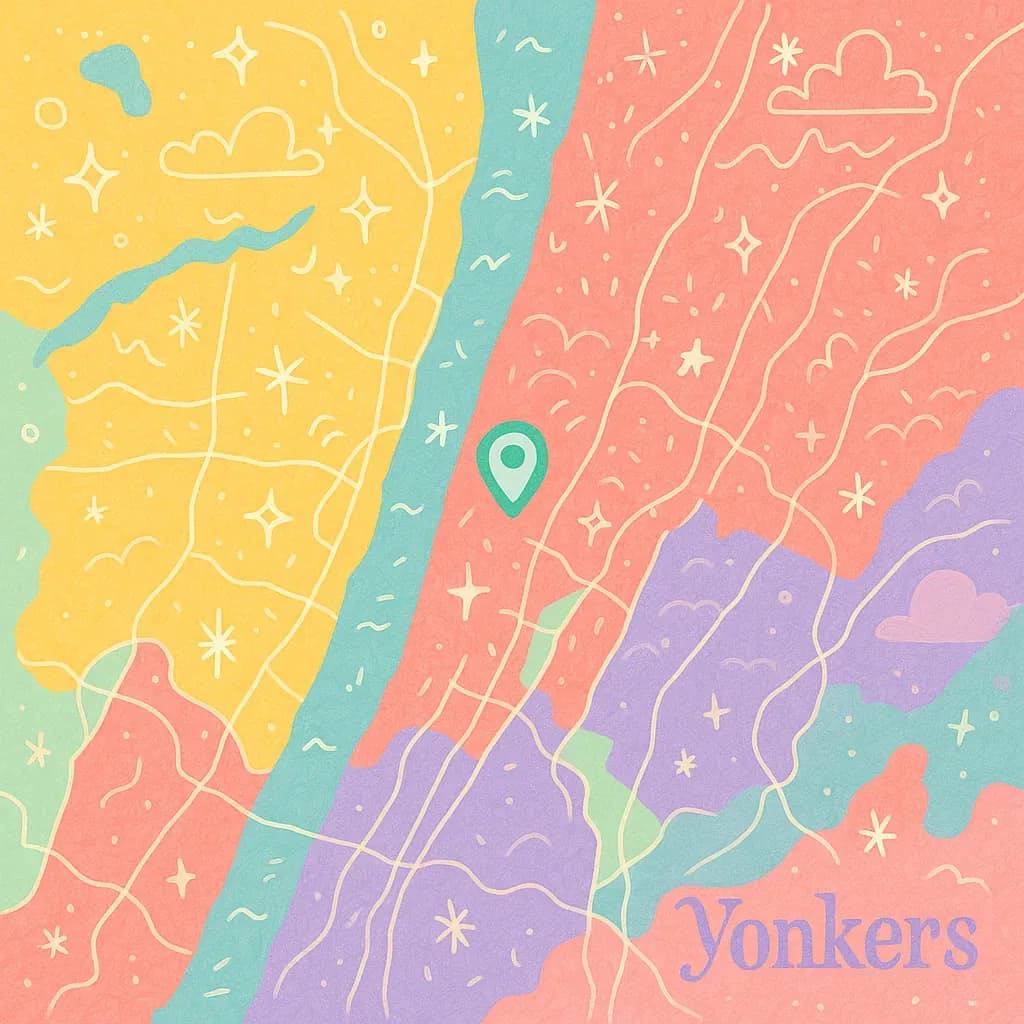 Yonkers map