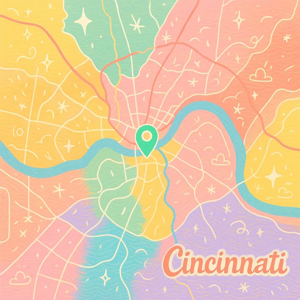 Cincinnati map