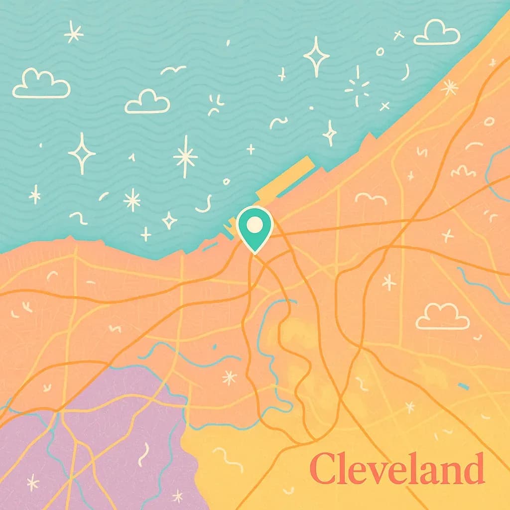 Cleveland map