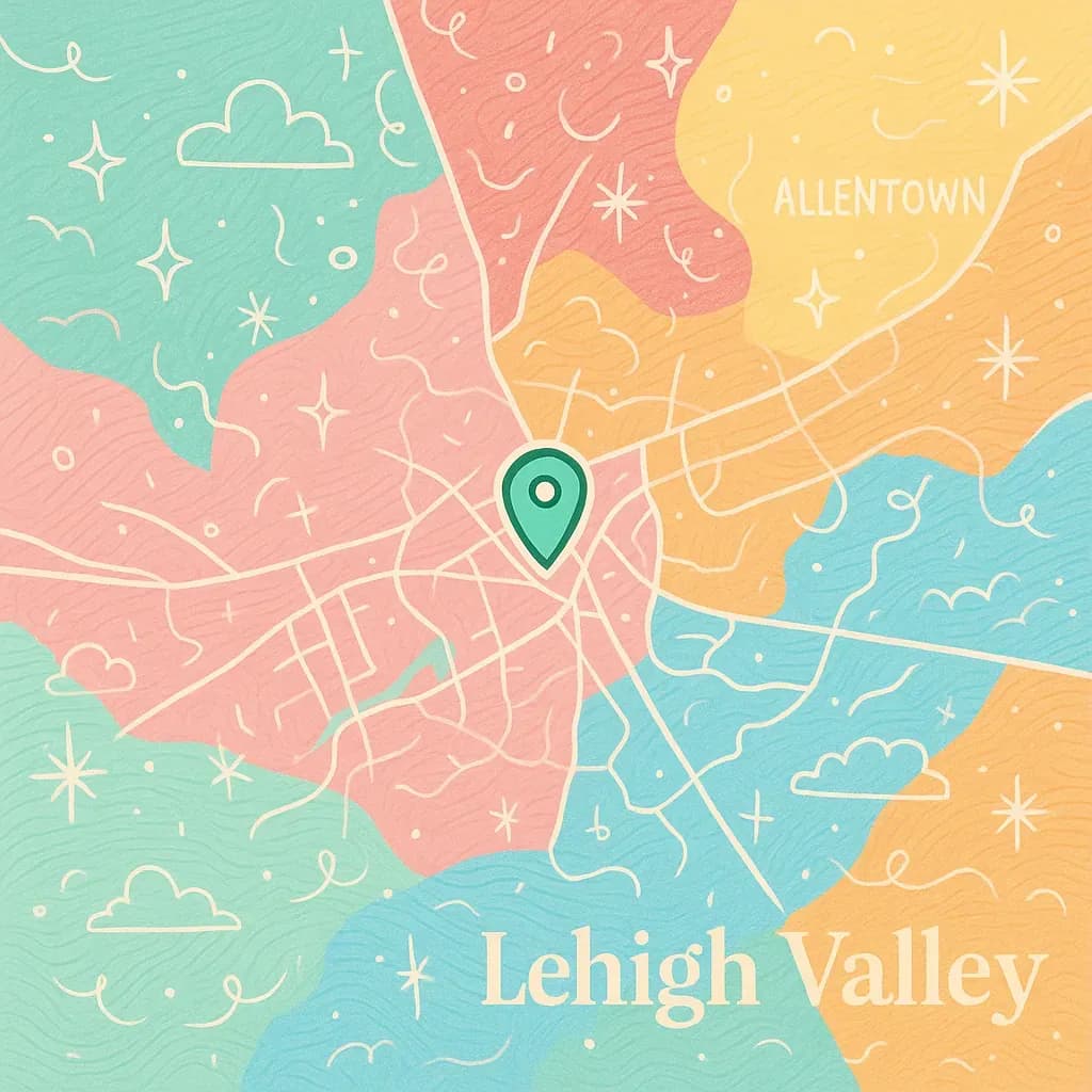 Lehigh Valley map