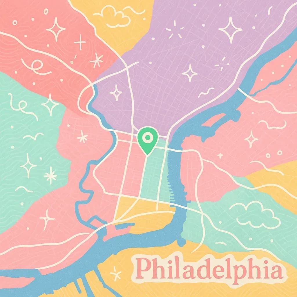 Philadelphia map