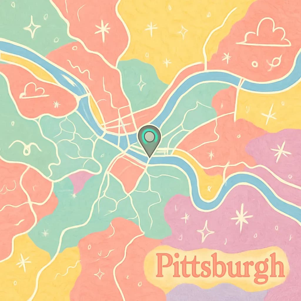 Pittsburgh map