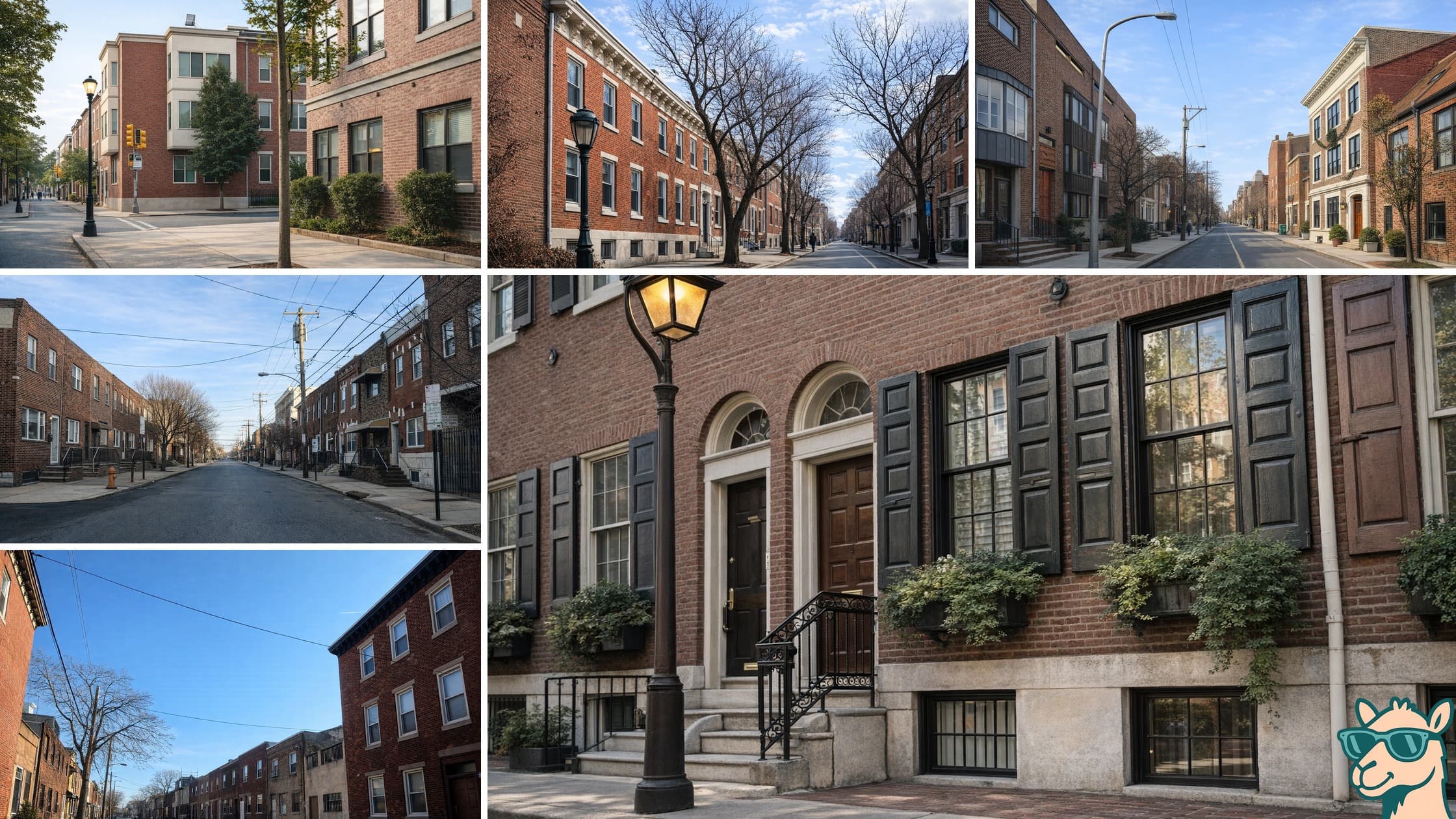 Residential neighborhood shots across Philadelphia