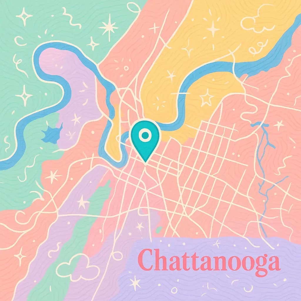 Chattanooga map