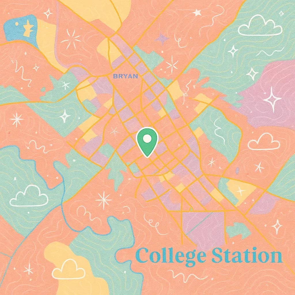 College Station map