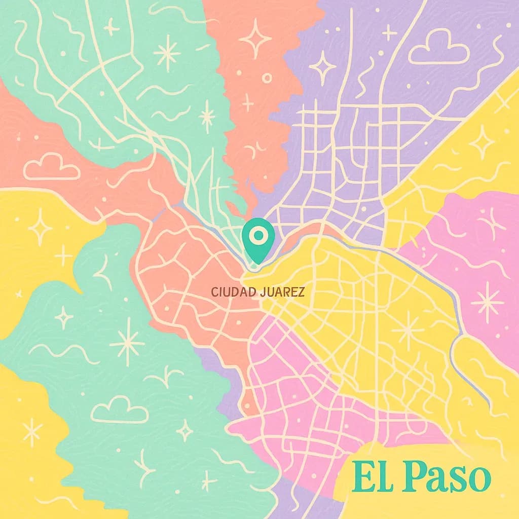 El Paso map