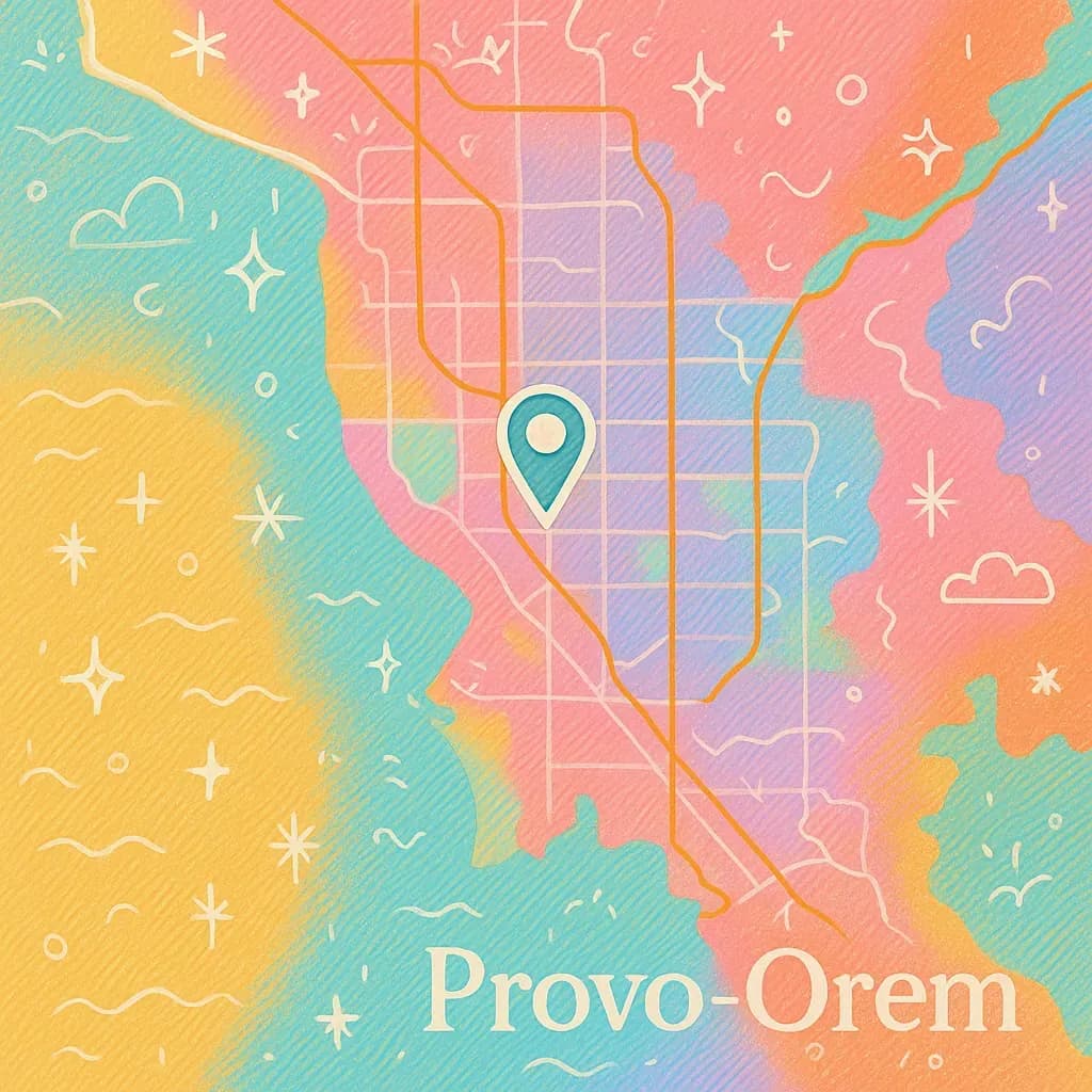 Provo-Orem map